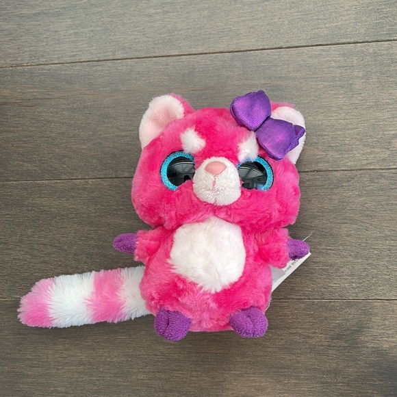 YOOHOO & FRIENDS Pammee with Bow Purple Pink Plush Stuffed Animal Kids Stuffy - Picture 1 of 6